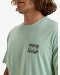 4 Crayon Wave - T-shirt à manches courtes pour Homme Bleu EBYZT00292 Billabong