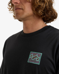 4 Crayon Wave - T-shirt met Korte mouw voor Heren Black EBYZT00292 Billabong