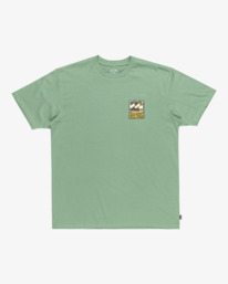 4 Stamp - Short Sleeve T-Shirt for Men Green EBYZT00293 Billabong