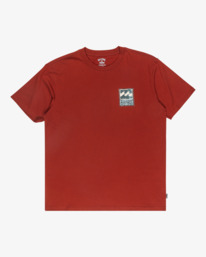 5 Stamp - Short Sleeve T-Shirt for Men Red EBYZT00293 Billabong