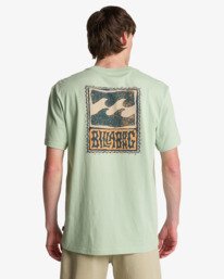 1 Stamp - T-shirt met Korte mouw voor Heren Green EBYZT00293 Billabong