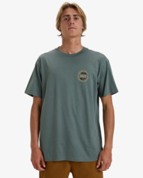 0 Rotor Fill - Short Sleeves T-Shirt for Men Green EBYZT00295 Billabong