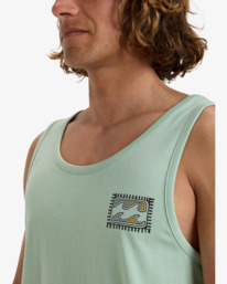 4 Crayon Wave - Muscle Tank for Men Blue EBYZT00302 Billabong