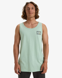 0 Crayon Wave - Muscle Tank for Men Blue EBYZT00302 Billabong