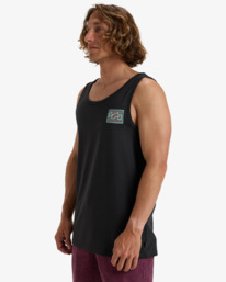 2 Crayon Wave - Top de manga cava para Homem Preto EBYZT00302 Billabong