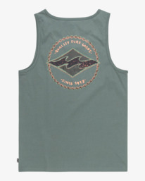 6 Rotor Diamond - Muscle Tank for Men Green EBYZT00303 Billabong