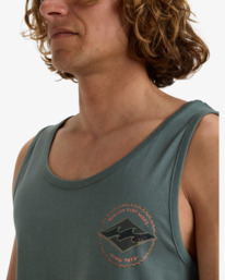 4 Rotor Diamond - Muscle Tank for Men Green EBYZT00303 Billabong