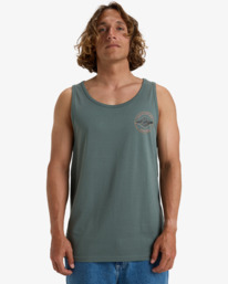 0 Rotor Diamond - Muscle Tank for Men Green EBYZT00303 Billabong