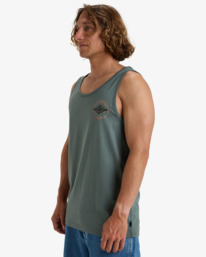 3 Rotor Diamond - Muscle Tank for Men Green EBYZT00303 Billabong