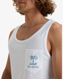 4 Troppo - Top de manga cava para Homem Branco EBYZT00304 Billabong