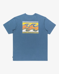 6 Crayon Wave - T-Shirt à manches courtes pour Homme Bleu EBYZT00357 Billabong