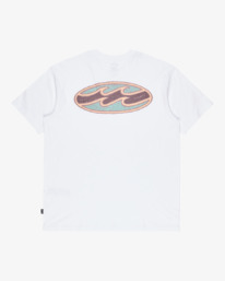 6 Crayon Wave - Short Sleeve T-Shirt for Men White EBYZT00357 Billabong
