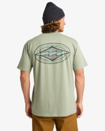 1 Diamond Vision - Short Sleeve T-Shirt for Men Green EBYZT00358 Billabong