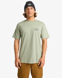 0 Diamond Vision - Short Sleeve T-Shirt for Men Green EBYZT00358 Billabong