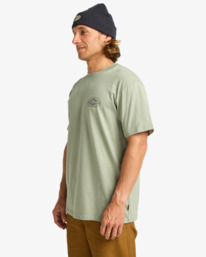 3 Diamond Vision - Short Sleeve T-Shirt for Men Green EBYZT00358 Billabong