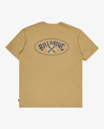6 Orbit Arch - Short Sleeve T-Shirt for Men Beige EBYZT00359 Billabong