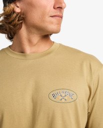 4 Orbit Arch - Short Sleeve T-Shirt for Men Beige EBYZT00359 Billabong