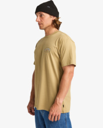 3 Orbit Arch - Short Sleeve T-Shirt for Men Beige EBYZT00359 Billabong
