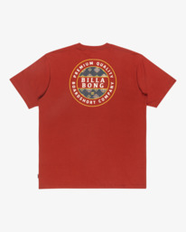 6 Rotor Fill - Short Sleeve T-Shirt for Men Red EBYZT00360 Billabong