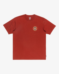 5 Rotor Fill - Short Sleeve T-Shirt for Men Red EBYZT00360 Billabong