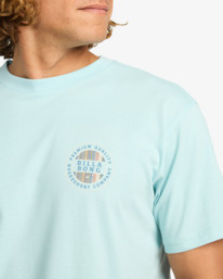 4 Rotor Fill - Short Sleeve T-Shirt for Men Blue EBYZT00360 Billabong