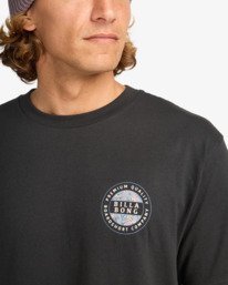 4 Rotor Fill - Short Sleeve T-Shirt for Men Black EBYZT00360 Billabong