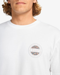 4 Rotor Fill - Short Sleeve T-Shirt for Men White EBYZT00360 Billabong