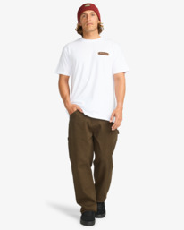 2 Runner Up - Short Sleeve T-Shirt for Men White EBYZT00361 Billabong