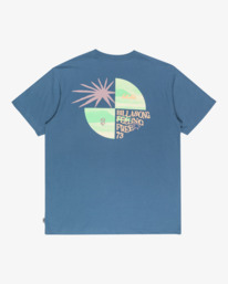 6 Twin Fin - Short Sleeve T-Shirt for Men Blue EBYZT00362 Billabong