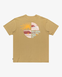 6 Twin Fin - Short Sleeve T-Shirt for Men Beige EBYZT00362 Billabong