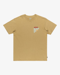 5 Twin Fin - Short Sleeve T-Shirt for Men Beige EBYZT00362 Billabong