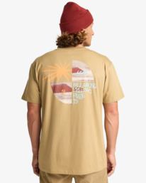 1 Twin Fin - Short Sleeve T-Shirt for Men Beige EBYZT00362 Billabong
