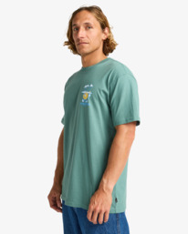 3 Gimmicks - T-Shirt für Männer Blau EBYZT00363 Billabong