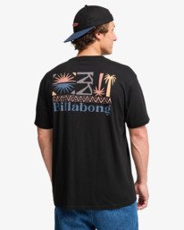 1 Segment - T-shirt met korte mouwen voor Heren Black EBYZT00364 Billabong