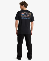2 Segment - T-shirt met korte mouwen voor Heren Black EBYZT00364 Billabong