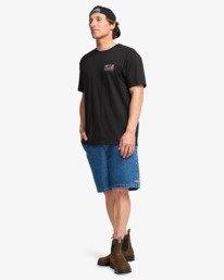 3 Segment - T-shirt met korte mouwen voor Heren Black EBYZT00364 Billabong