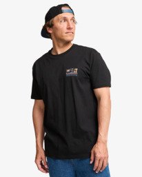 4 Segment - T-shirt met korte mouwen voor Heren Black EBYZT00364 Billabong