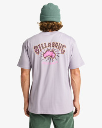 1 Origin - Short Sleeve T-Shirt for Men Purple EBYZT00365 Billabong