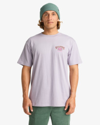0 Origin - Short Sleeve T-Shirt for Men Purple EBYZT00365 Billabong