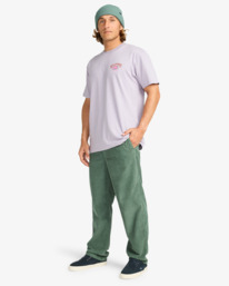 2 Origin - Short Sleeve T-Shirt for Men Purple EBYZT00365 Billabong