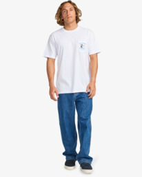 2 Surf Culture - Short Sleeve T-Shirt for Men White EBYZT00366 Billabong