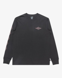6 Crayon Wave - Long Sleeve T-Shirt for Men Black EBYZT00367 Billabong