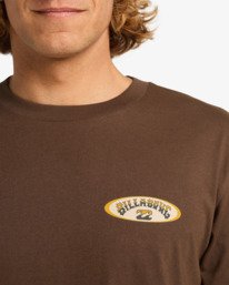4 Orbit Arch - T-shirt manches longues pour Homme Marron EBYZT00369 Billabong