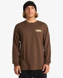 0 Orbit Arch - T-shirt manches longues pour Homme Marron EBYZT00369 Billabong
