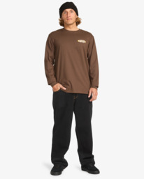 2 Orbit Arch - T-shirt manches longues pour Homme Marron EBYZT00369 Billabong