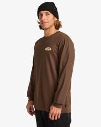 3 Orbit Arch - T-shirt manches longues pour Homme Marron EBYZT00369 Billabong
