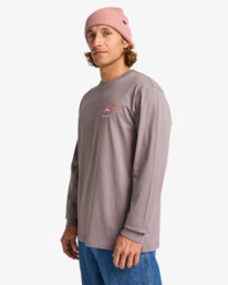 3 Origin - Camiseta de manga larga para hombre Gris EBYZT00370 Billabong