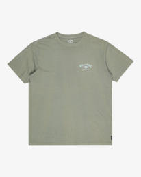 5 Arch Wave Washed - Short Sleeve T-Shirt for Men Green EBYZT00371 Billabong