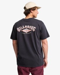 1 Arch Wave Washed - Short Sleeve T-Shirt for Men Black EBYZT00371 Billabong