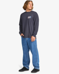 2 The Bay Wave Washed - Long Sleeve T-Shirt for Men Black EBYZT00374 Billabong